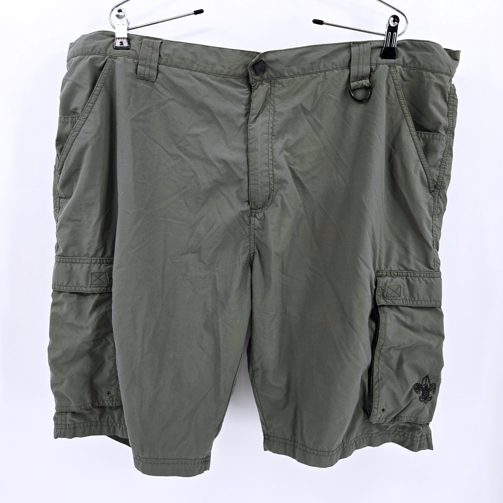 Boy Scouts of America Centennial Uniform Cargo Shorts Olive‎ Size 2XL Adult